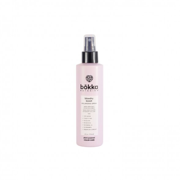 BOKKA BOTANIKA Blowdry Boost Volumizing apimties suteikiantis purškiklis, 177 ml.