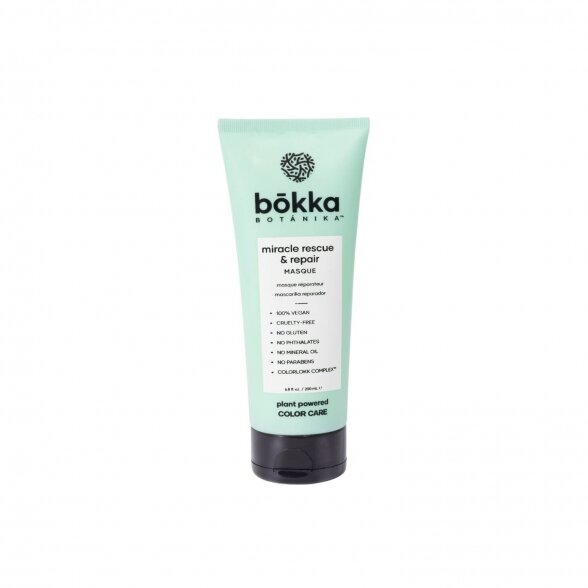 BOKKA BOTANIKA Miracle Rescue & Repair kaukė, 200 ml